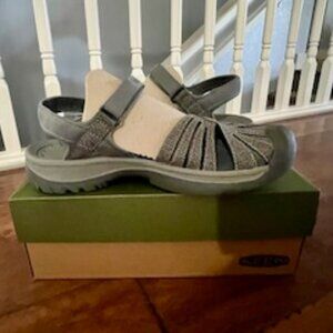KEEN - Brand New! Woman's "Rose Sandal", Grey, Size 11.